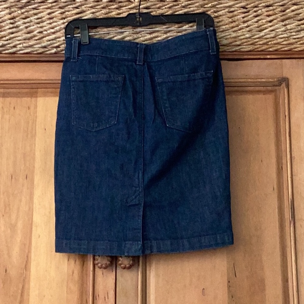 🦋NWOT Banana RepublicSo Fun Size 26 R Awesome Denim Skirt Wardrobe Must Have🦋 - Picture 6 of 8